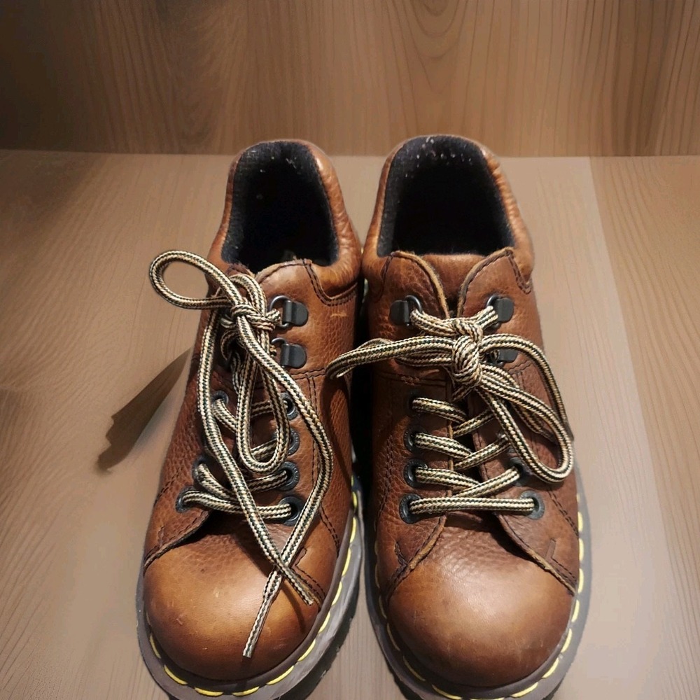 Dr. Martens Vintage 8312 Platform Light Brown Oxford Shoes Mens 6 Womens 7 UK 5